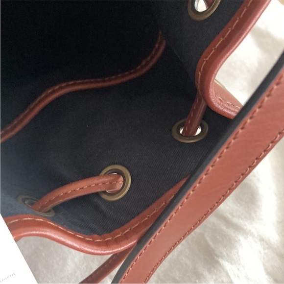 Sezane Sézane Mini Farrow bucket bag leather small - Picture 11 of 12